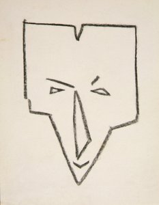 Ethnische Maskenkopf von Henri Gaudier Brzeska