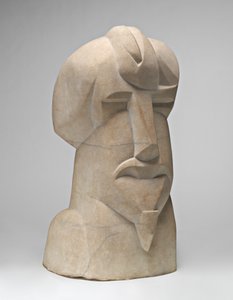 Hieratischer Kopf von Ezra Pound