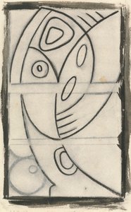 Reliefdesign einer abstrakten weiblichen Figur