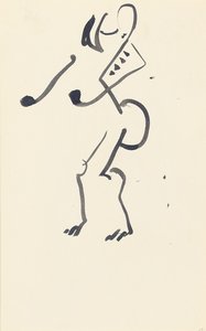 Studie für "Roter Steintänzer", 1914 von Henri Gaudier Brzeska