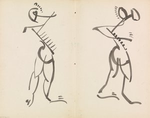 Zwei tanzende Figuren