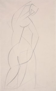Ohne Titel (Studie für Red Stone Dancer) von Henri Gaudier Brzeska