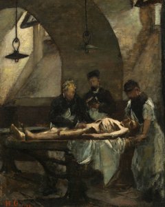 Studie für eine Autopsie im Hôtel-Dieu, 1876 von Henri Gervex