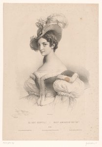 Junge Frau mit amourösen Gedanken (Il est gentil! / How amiable he is!) (Darstellungen von in Gedanken versunkenen Figuren) von Henri Grevedon