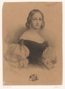 Junge Frau mit Namen mit Buchstabe P von Henri Grevedon