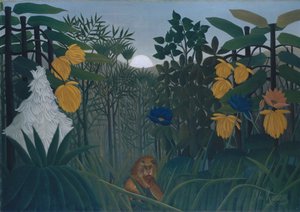 Das Mahl des Löwen, ca. 1907 von Henri J.F. Rousseau