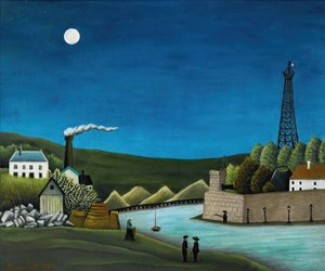 Die Seine bei Suresnes, ca. 1911 von Henri Rousseau