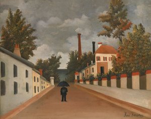 Die Vororte von Paris, ca. 1910 von Henri Rousseau