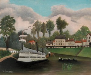 Großes Waschboot an der Pont de Charenton, 1895