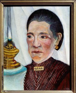 Porträt der zweiten Frau des Künstlers von Henri J.F. Rousseau