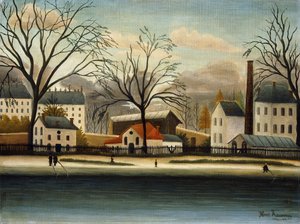 Vororte, ca. 1896 von Henri J.F. Rousseau