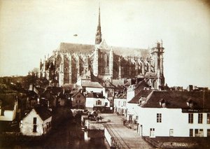 Kathedrale von Amiens, ca. 1851-52 von Henri Jean Louis Le Secq