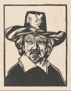 Mann mit Hut von Henri Jonas
