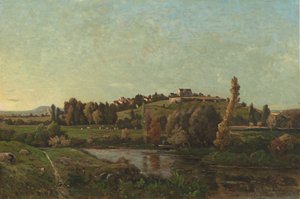 Landschaft in der Auvergne, 1870 von Henri Joseph Harpignies