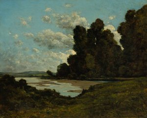 Der Fluss Loire bei Nevers, 1901 von Henri Joseph Harpignies