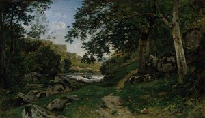 Der felsige Pfad im Morvan, 1869 von Henri Joseph Harpignies