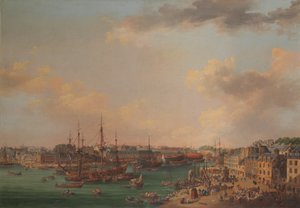 Der äußere Hafen von Brest, 1773