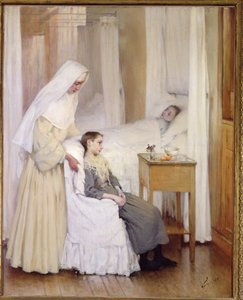 Im Krankenhaus Notre-Dame du Perpetuel Bon Secours, 1903 von Henri Jules Jean Geoffroy
