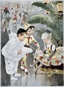 Kinderkostüm oder Maskenball von Henri Jules Jean Geoffroy