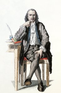 Pierre Corneille (1606-1684) gezeichnet von Geoffroy