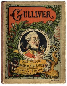 Porträt von Lemuel Gulliver. Umschlag für „Gullivers Reisen“ von Jonathan Swift von Henri Jules Jean Geoffroy