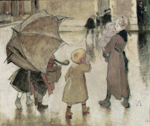 Rückkehr zur Schule von Henri Jules Jean Geoffroy