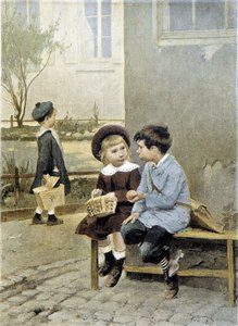 Schule: freier Austausch - Geoffroy von Henri Jules Jean Geoffroy