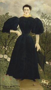 Porträt von Madame M, 1895-1897 von Henri Julien Félix Rousseau