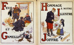 Feuer und Feldflasche, und Hommage an Marschall Joffre, Illustration aus 