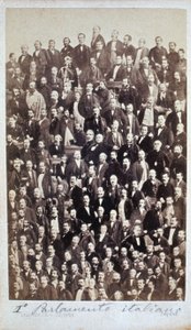 Das erste italienische Parlament 1861