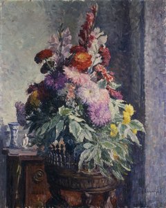Innenraum mit Blumenstrauß