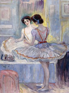 Fräulein Zambelli in ihrer Garderobe