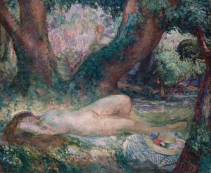 Schlafende Nymphe von Henri Lebasque
