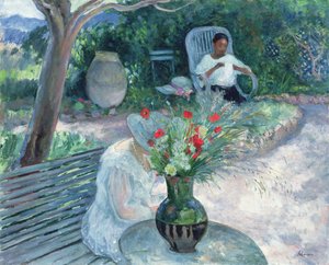 Der Garten von Pradet, ca. 1923