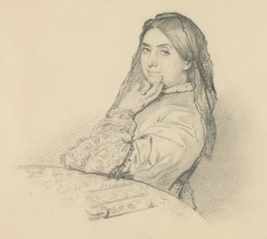 Porträt seiner Mutter, 1851 von Henri Lehmann