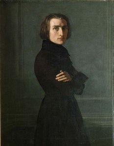 Porträt des Komponisten Franz Liszt, 1811-1886 (1839)