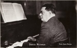 Porträt von Darius Milhaud