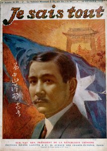 Porträt von Dr. Sun Yat-Sen (1866-1925), Titelseite von 
