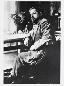 Porträt des französischen Komponisten und Pianisten Claude Debussy (Saint-Germain-en-Laye) von Henri Manuel