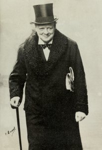 Porträt von Winston Churchill von Henri Manuel