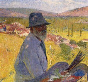 Selbstporträt in La Bastide-du-Vert, 1905 von Henri Martin