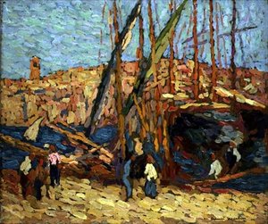 Studie für Marseille von Henri Martin