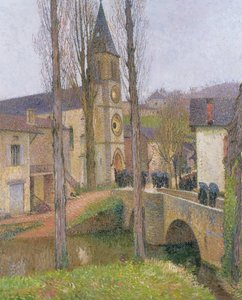 Zeit für die Messe in Labastide du Vert von Henri Martin