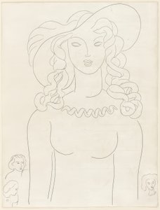 Erscheinung, Platte drei aus Poesies de Mallarmé von Henri Matisse