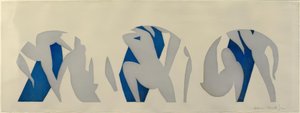 Der Tanz, grau, blau, weiß von Henri Matisse