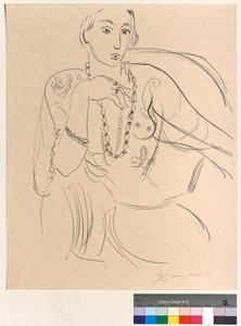 Frau mit Halskette von Henri Matisse