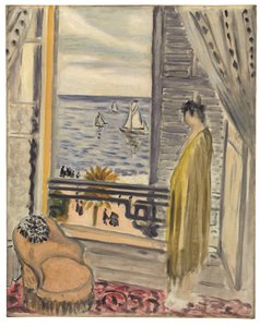 Frau am Fenster