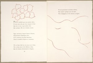 Florilège des Amours de Ronsard, 29. November von Henri Matisse