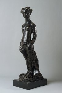 Mädchen steht mit Armen an der Seite von Henri Matisse