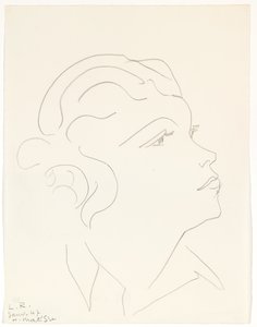 Kopf von L.R. von Henri Matisse